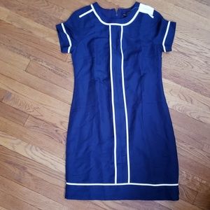 Navy banana republic dress